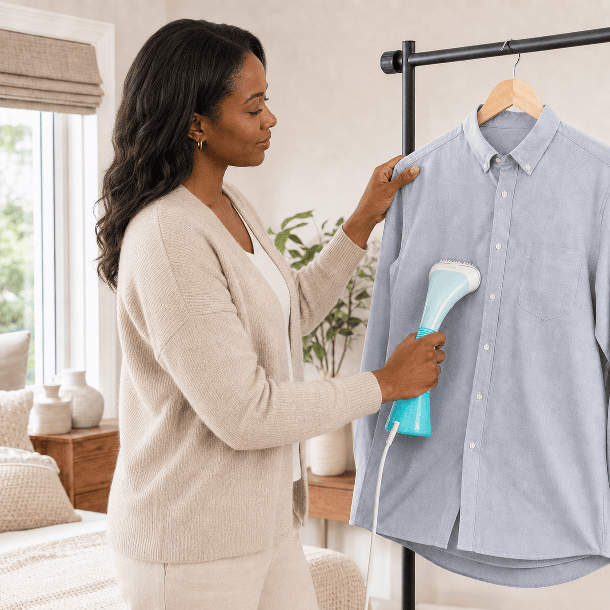 Kumtel Household Essentials Appliances Kumtel 250ml Handheld Garment Steamer with Auto Shut-Off 1500W - HMGS-08