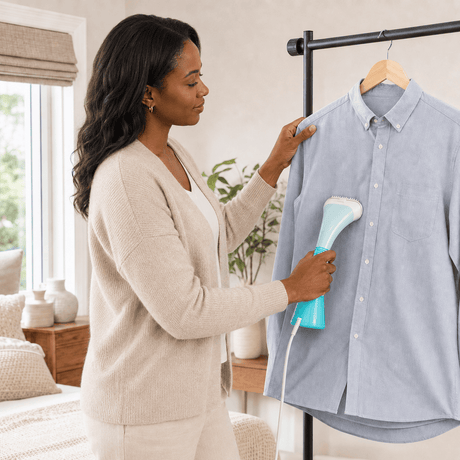 Kumtel Household Essentials Appliances Kumtel 250ml Handheld Garment Steamer with Auto Shut-Off 1500W - HMGS-08