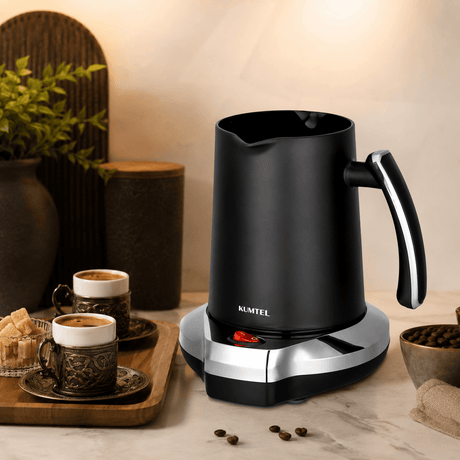 Kumtel Kitchen Appliances Kumtel 250ml Turkish Coffee Machine for 1-4 Cups 400W - HTCM-01