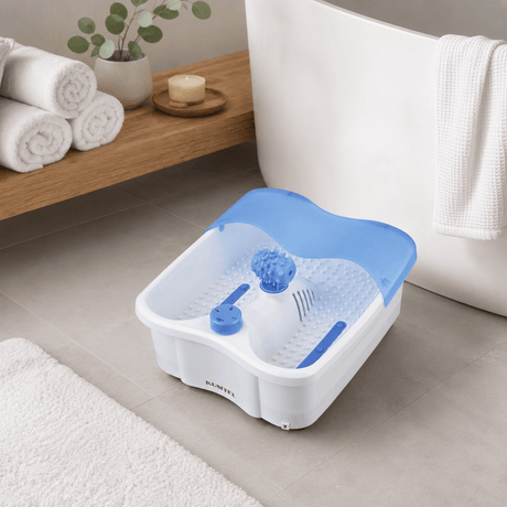Kumtel Personal Care Tools Kumtel 3.4L 3-in-1 Foot Spa Massager with Heat, Bubbles & Vibration 75W - HFS-01