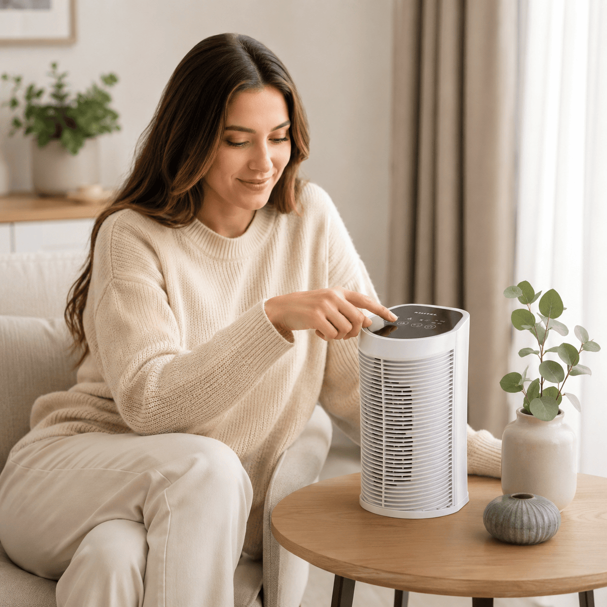 Kumtel Fan & Air Conditioner Kumtel 3-Stage HEPA Air Purifier with Digital Timer 22W - HAP-02