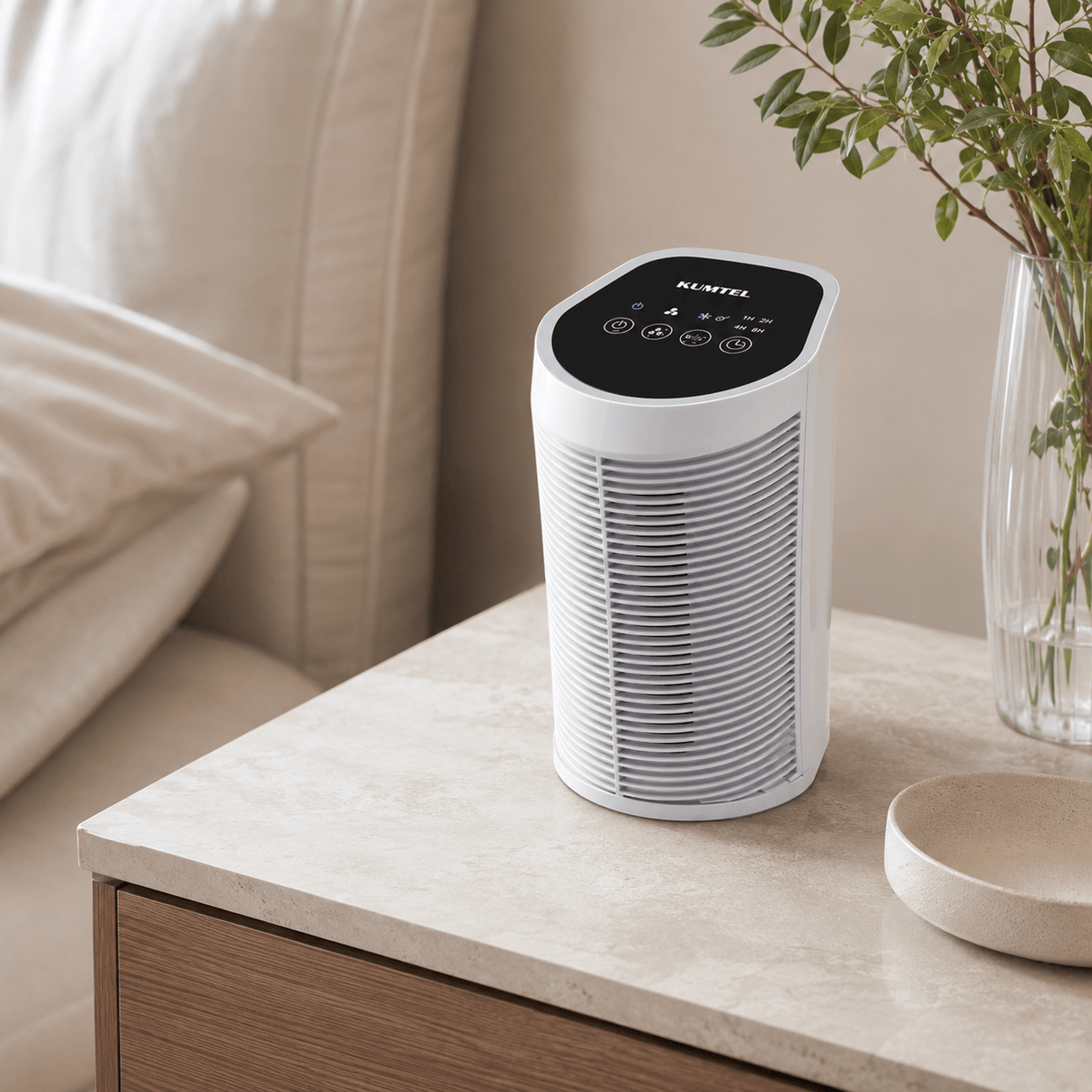 Kumtel Fan & Air Conditioner Kumtel 3-Stage HEPA Air Purifier with Digital Timer 22W - HAP-02