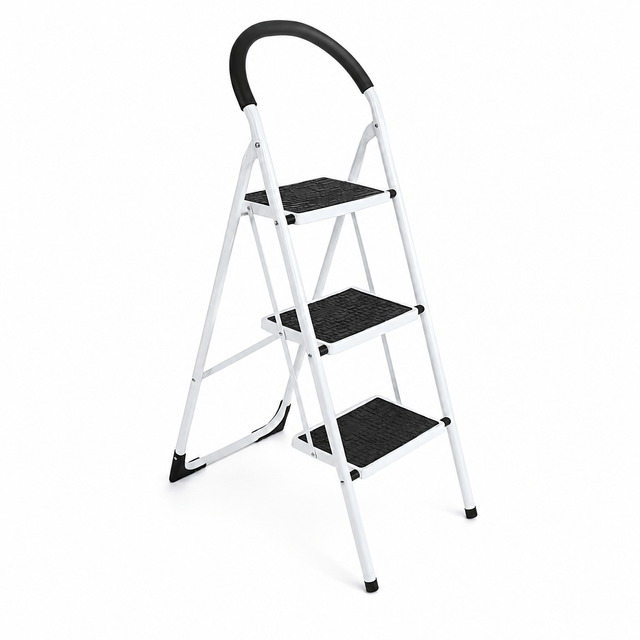 Kumtel Ladder & Access Equipment Kumtel 3-Step Folding Household Ladder with 150kg Capacity - KMM-30