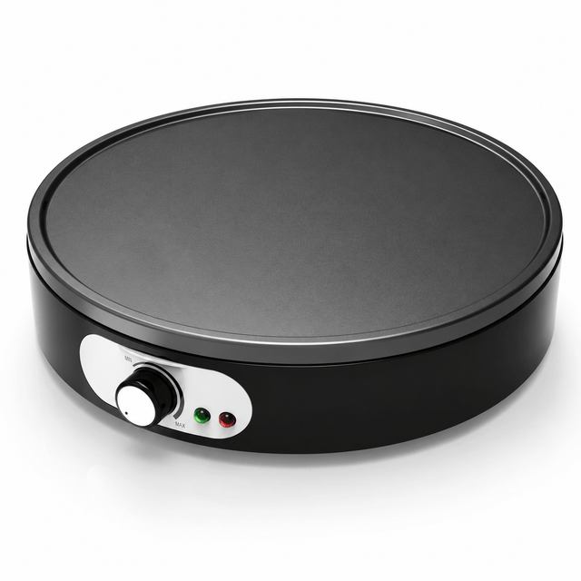 Kumtel Kitchen Appliances Kumtel 30cm Non-Stick Crepe Pancake Maker with Adjustable Temperature 1000W - HPM-02