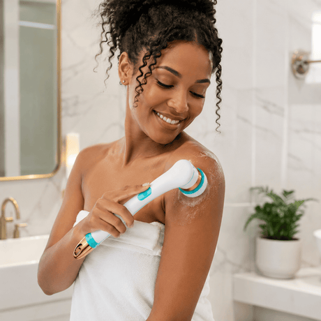 Kumtel Personal Care Tools Kumtel 4-in-1 Rechargeable Bath & Body Scrub Brush 2.2W - HBS-02