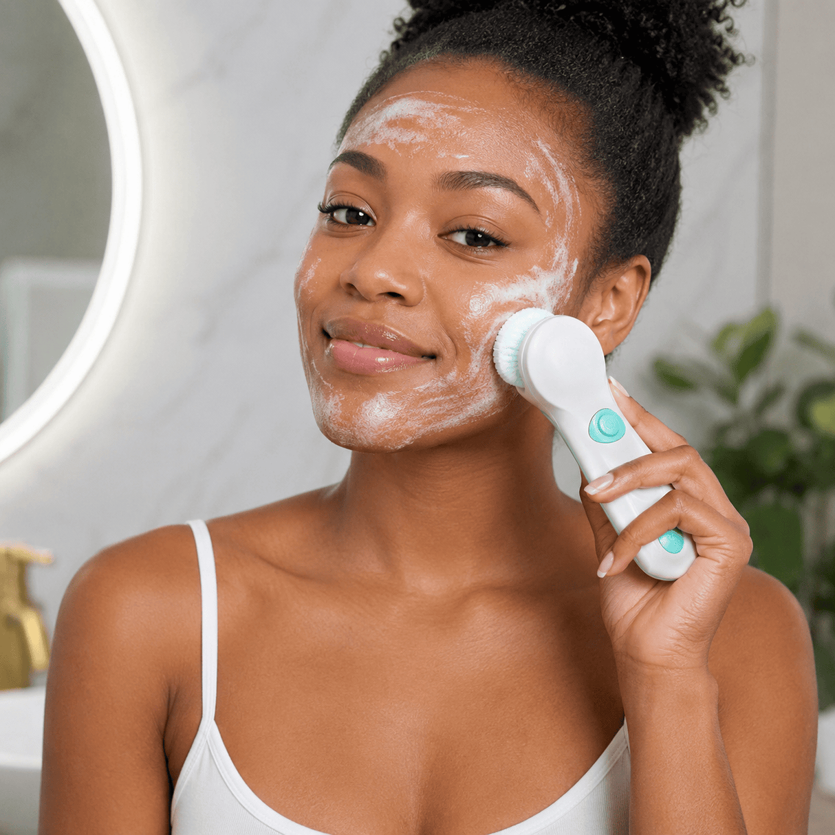 Kumtel Personal Care Tools Kumtel 4-in-1 Rechargeable Facial Cleansing Brush with 4 Heads - HBS-01