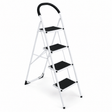 Kumtel Ladder & Access Equipment Kumtel 4-Step Folding Household Ladder with 150kg Capacity - KMM-40