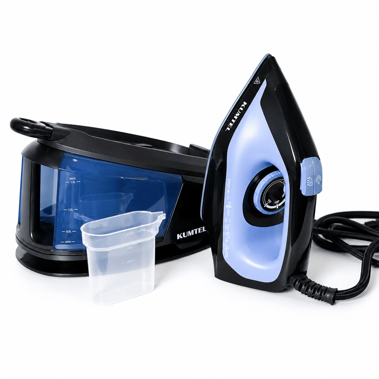 Kumtel Electric Iron Kumtel 5-Bar Ceramic Steam Station Iron 2400W - HSS-01