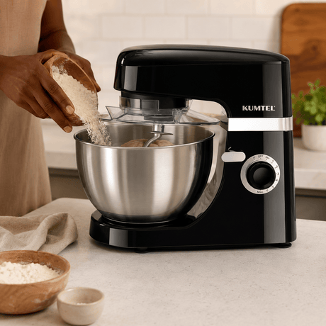 Kumtel Kitchen Appliances Kumtel 5L 8-Speed Stand Mixer with Dough Hook 1800W Max - HSM-01