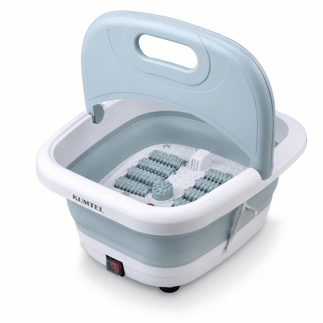 Kumtel Personal Care Tools Kumtel 6.5L Foldable 4-in-1 Foot Spa Massager with Rollers 90W - HFS-02
