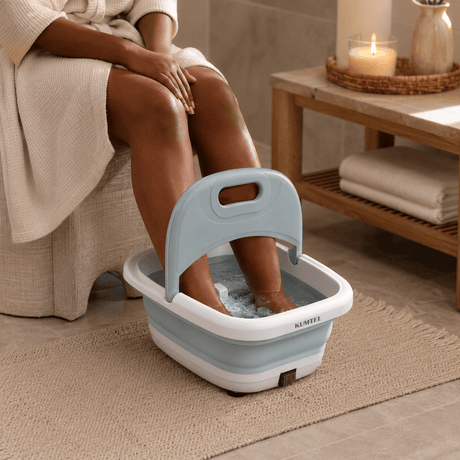 Kumtel Personal Care Tools Kumtel 6.5L Foldable 4-in-1 Foot Spa Massager with Rollers 90W - HFS-02