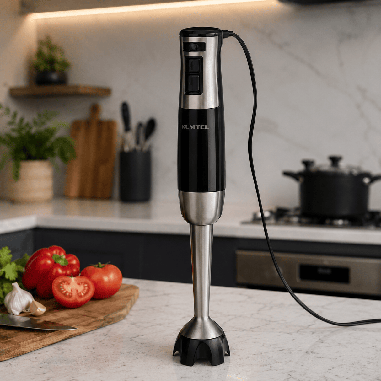 Kumtel Kitchen Appliances Kumtel 6-Speed Digital Hand Blender with LED Display 1000W - HHB-11