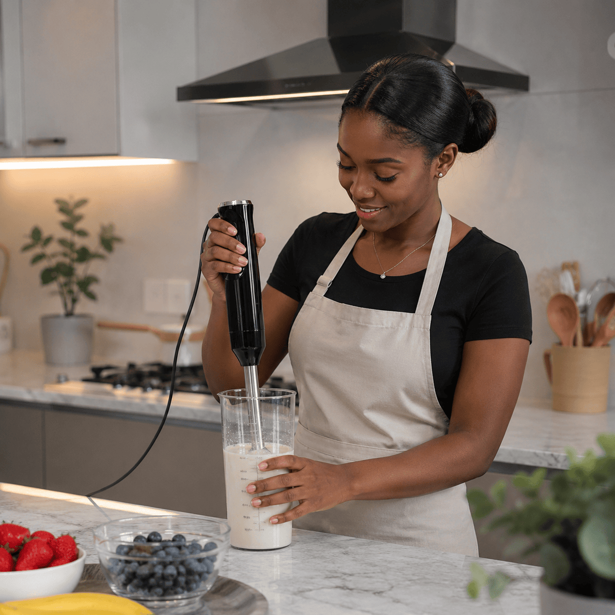 Kumtel Kitchen Appliances Kumtel 6-Speed Hand Blender with Multi-Chopper & Turbo 1000W - HHB-10