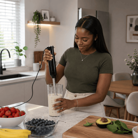Kumtel Kitchen Appliances Kumtel 6-Speed Hand Blender with Multi-Chopper & Turbo 1000W - HHB-10