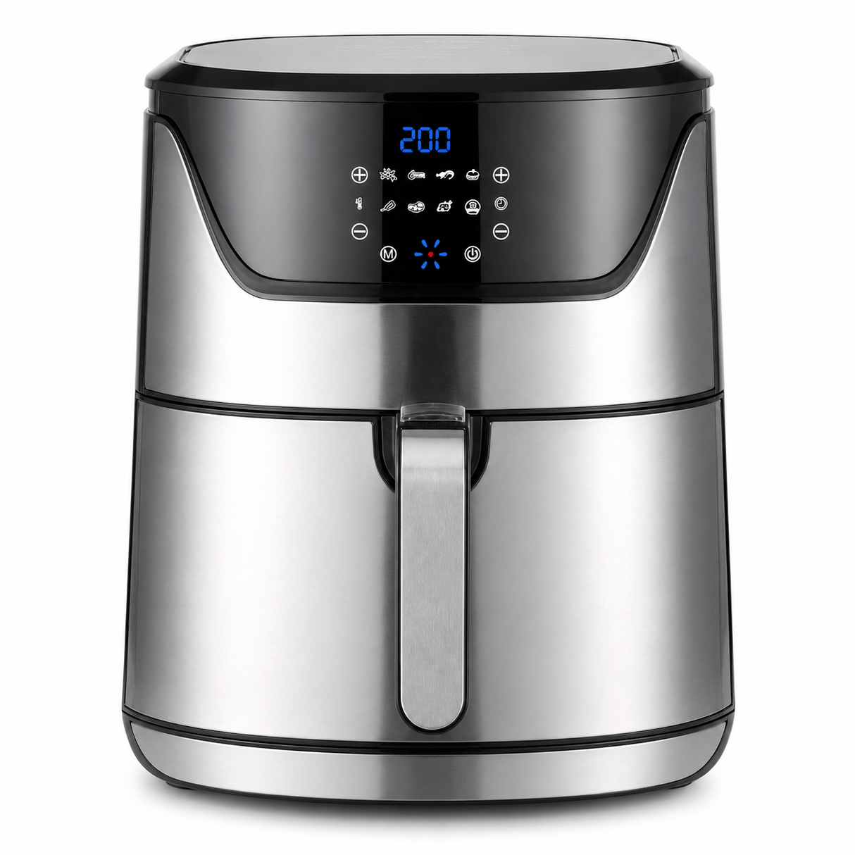 Kumtel Kitchen Appliances Kumtel 6L Stainless Steel Digital Rapid-Air Air Fryer with Digital Controls 1800W - HAF-08