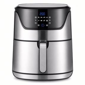 Kumtel Kitchen Appliances Kumtel 6L Stainless Steel Digital Rapid-Air Air Fryer with Digital Controls 1800W - HAF-08