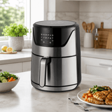 Kumtel Kitchen Appliances Kumtel 6L Stainless Steel Digital Rapid-Air Air Fryer with Digital Controls 1800W - HAF-08