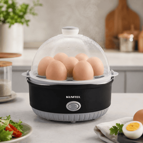Kumtel Kitchen Appliances Kumtel 7-Egg Electric Egg Boiler with Detachable Tray 350W - HEB-01