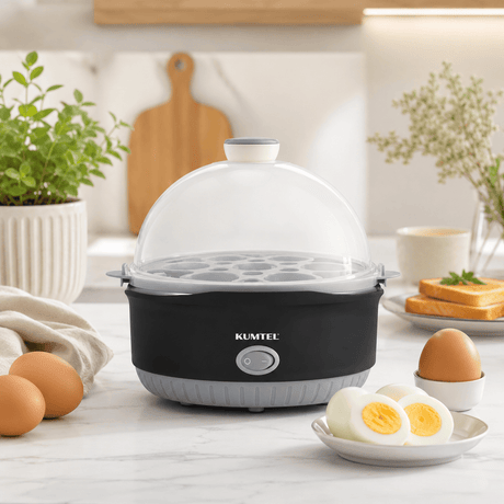 Kumtel Kitchen Appliances Kumtel 7-Egg Electric Egg Boiler with Detachable Tray 350W - HEB-01