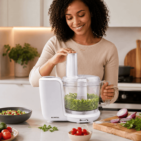 Kumtel Kitchen Appliances Kumtel 720ml Food Processor with Pulse Control 250W - HFP-01