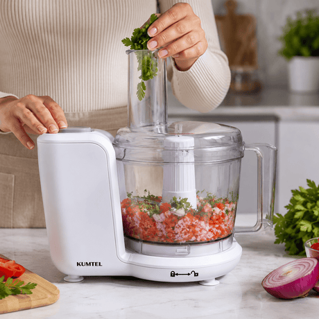 Kumtel Kitchen Appliances Kumtel 720ml Food Processor with Pulse Control 250W - HFP-01