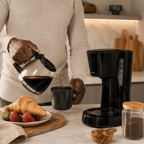 Kumtel Kitchen Appliances Kumtel 750ml Drip Coffee Maker with Keep-Warm and Auto Shut-Off 600W - HFCM-03