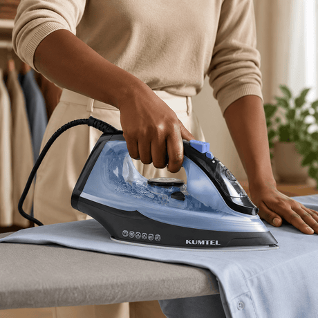 Kumtel Electric Iron Kumtel Ceramic Steam Iron with Vertical Steam 1600W - HMU-04