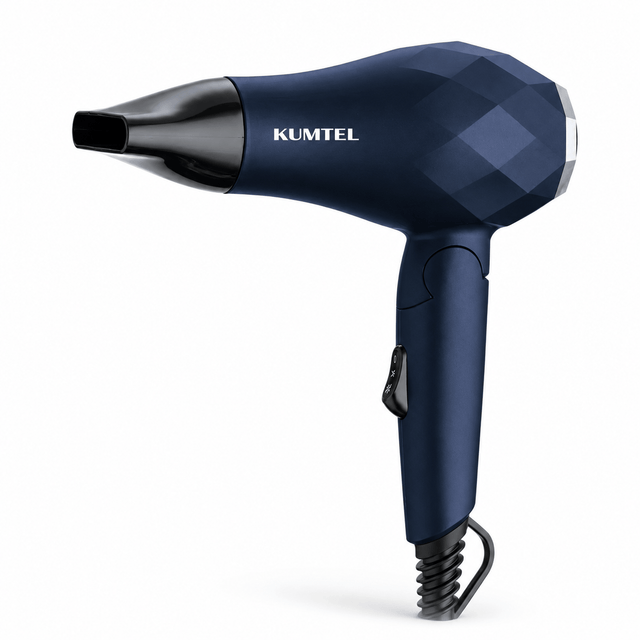 Kumtel Personal Care Tools Kumtel Compact Travel Hair Dryer with 2 Heat Settings 1000W - HHD-01