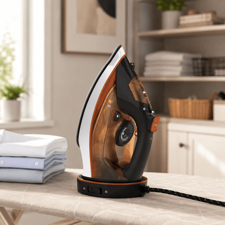 Kumtel Electric Iron Kumtel Cordless Ceramic Steam Iron with Vertical Steam 2500W - HMU-07