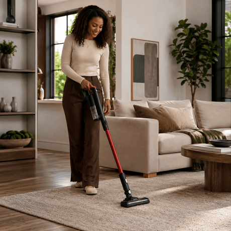 Kumtel Steam & Vacuum Cleaner Kumtel Cordless Stick Vacuum with Motorized Brush and 6kPa Suction - HVC-05