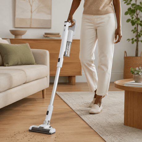 Kumtel Steam & Vacuum Cleaner Kumtel Cordless Stick Vacuum with Motorized Brush and 6kPa Suction - HVC-05