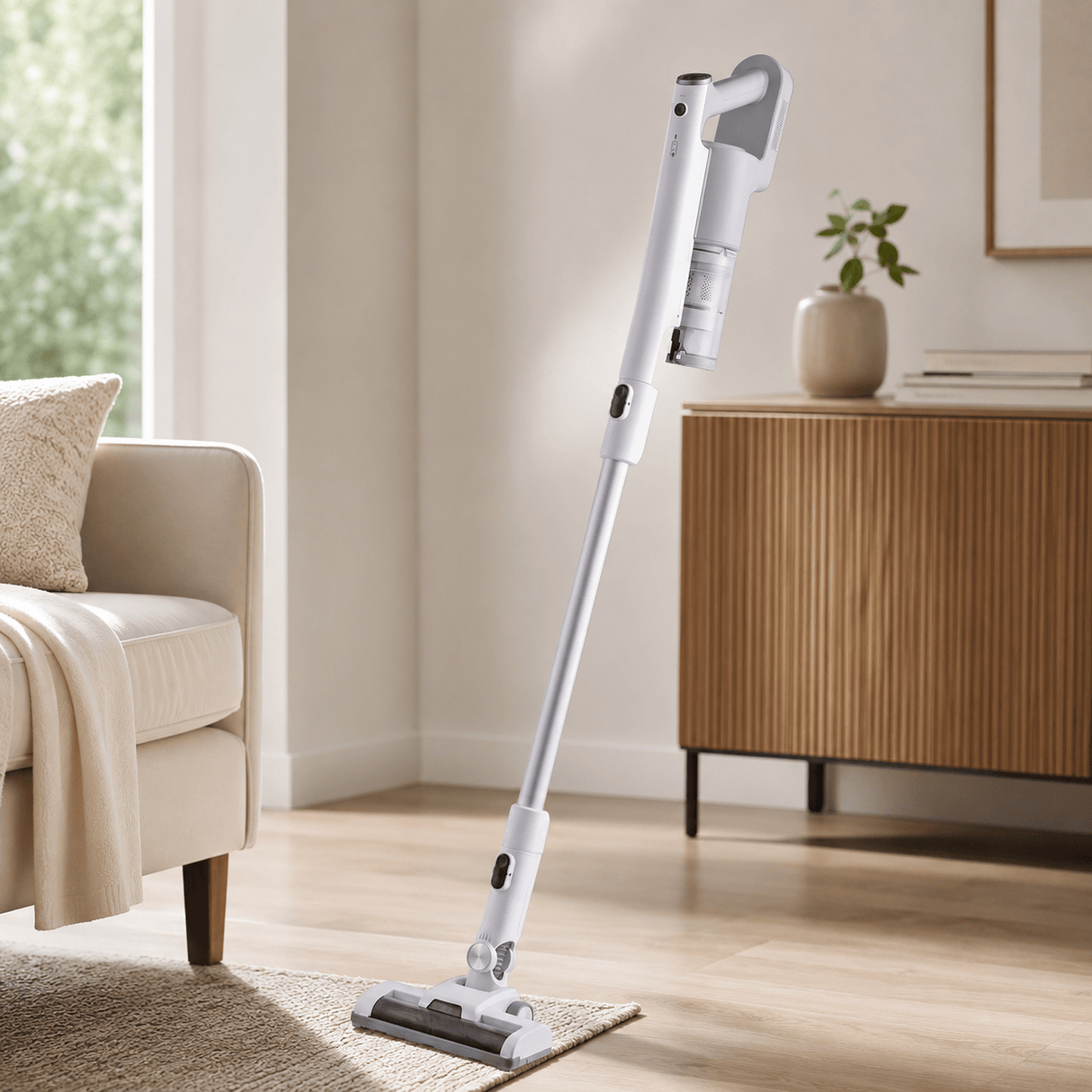 Kumtel Steam & Vacuum Cleaner Kumtel Cordless Stick Vacuum with Motorized Brush and 6kPa Suction - HVC-05