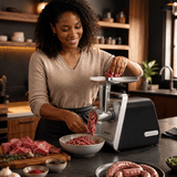 Kumtel Kitchen Appliances Kumtel Meat Grinder with Reverse and Sausage Kit 1600W Max - HMG-04