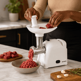 Kumtel Kitchen Appliances Kumtel Meat Grinder with Sausage and Kubbe Kit 1000W Max - HMG-03