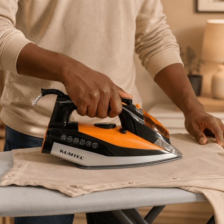 Kumtel Electric Iron Kumtel Non-Stick Steam Iron with Vertical Steam 2500W - HMU-02