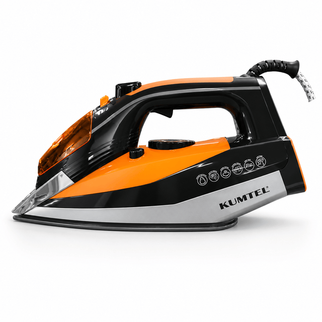 Kumtel Electric Iron Kumtel Non-Stick Steam Iron with Vertical Steam 2500W - HMU-02