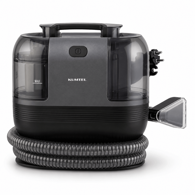 Kumtel Steam & Vacuum Cleaner Kumtel Portable Carpet & Upholstery Cleaner with 14kPa Suction 450W - HCC-02