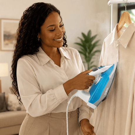 Kumtel Electric Iron Kumtel Teflon Steam Iron with Vertical Steam 2200W - HMU-01