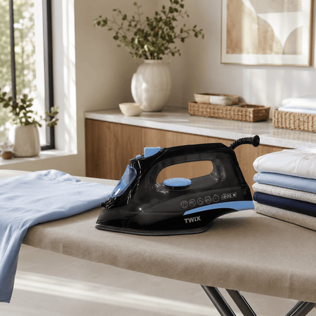 Kumtel Electric Iron Kumtel Twix Self-Cleaning Non-Stick Steam Iron with Vertical Steam 1800W - TWU-02
