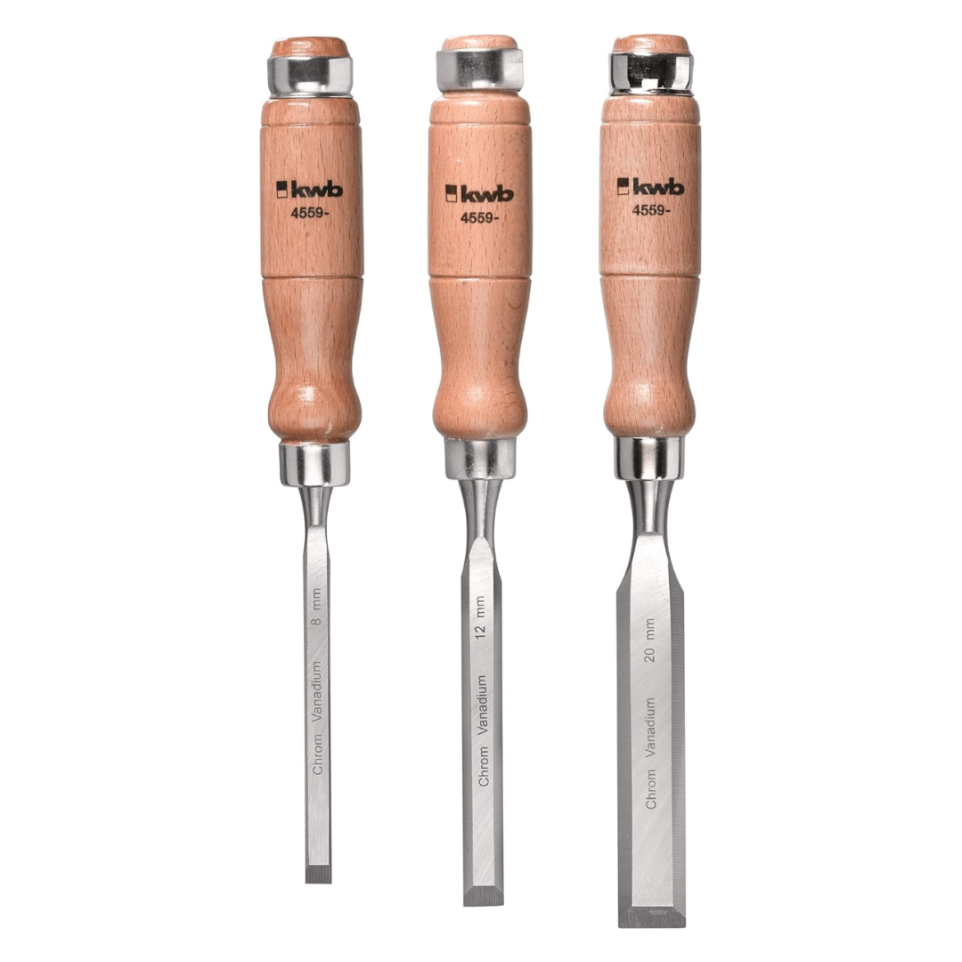 Kwb Drill Bits Kwb 3 Pieces Wood Chisel Set - 455900