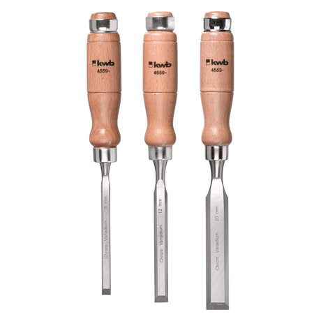 Kwb Drill Bits Kwb 3 Pieces Wood Chisel Set - 455900