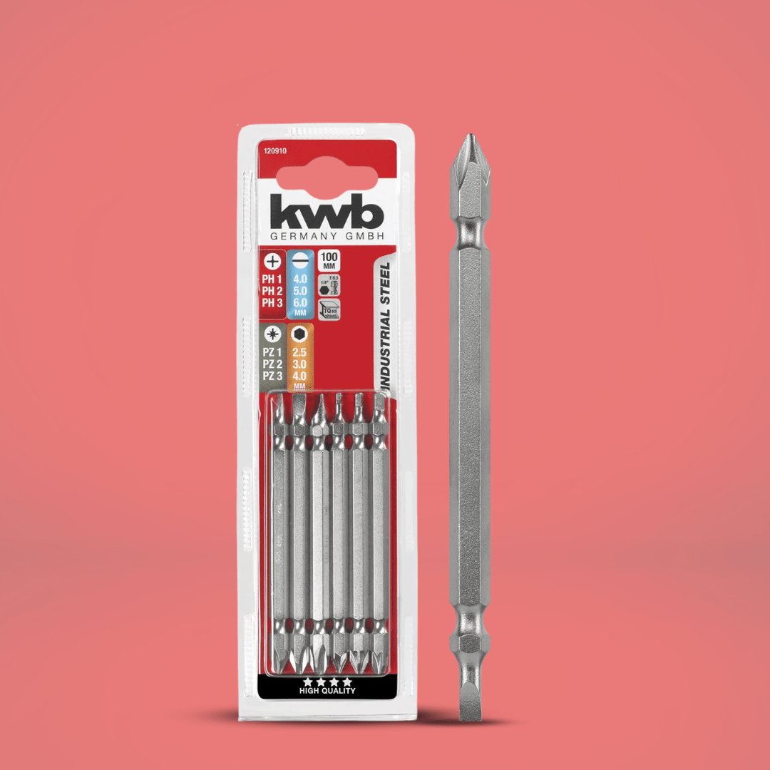 Kwb Wrenches Kwb Double Bit 100mm Industrial Steel 6 Pieces Set