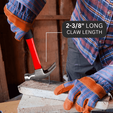 Kwb Hammers Mallets & Sledges Kwb Fibreglass Handle 450g Claw Hammer - 445826
