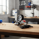 Lincoln Welding Machine & Accessories Lincoln Electric CO₂ Gas Regulator and Flow Meter with 220V Heater - K600124220