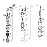 LuckyPro Centrifugal Pumps LuckyPro Short Submersible Pump 1HP, 1.5HP & 2HP - MSK/1, MSK/2 & MSK/3