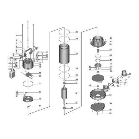 LuckyPro Submersible Pumps LuckyPro Stainless Steel Sewage Submersible Water Pump 2.0HP - VH1500F