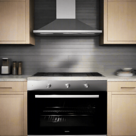 Luxell/Kumtel Kitchen Appliances Luxell 90cm Stainless Steel Oven - A9-SF3 MT INOX
