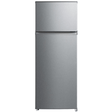 Luxell Refrigerators & Freezers Luxell 204L Top-Mount Refrigerator with Glass Shelves, Dark Silver - LXTF-210SL