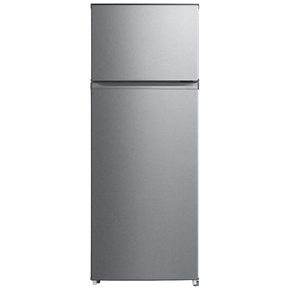 Luxell Refrigerators & Freezers Luxell 204L Top-Mount Refrigerator with Glass Shelves, Dark Silver - LXTF-210SL