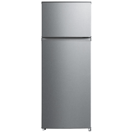 Luxell Refrigerators & Freezers Luxell 204L Top-Mount Refrigerator with Glass Shelves, Dark Silver - LXTF-210SL